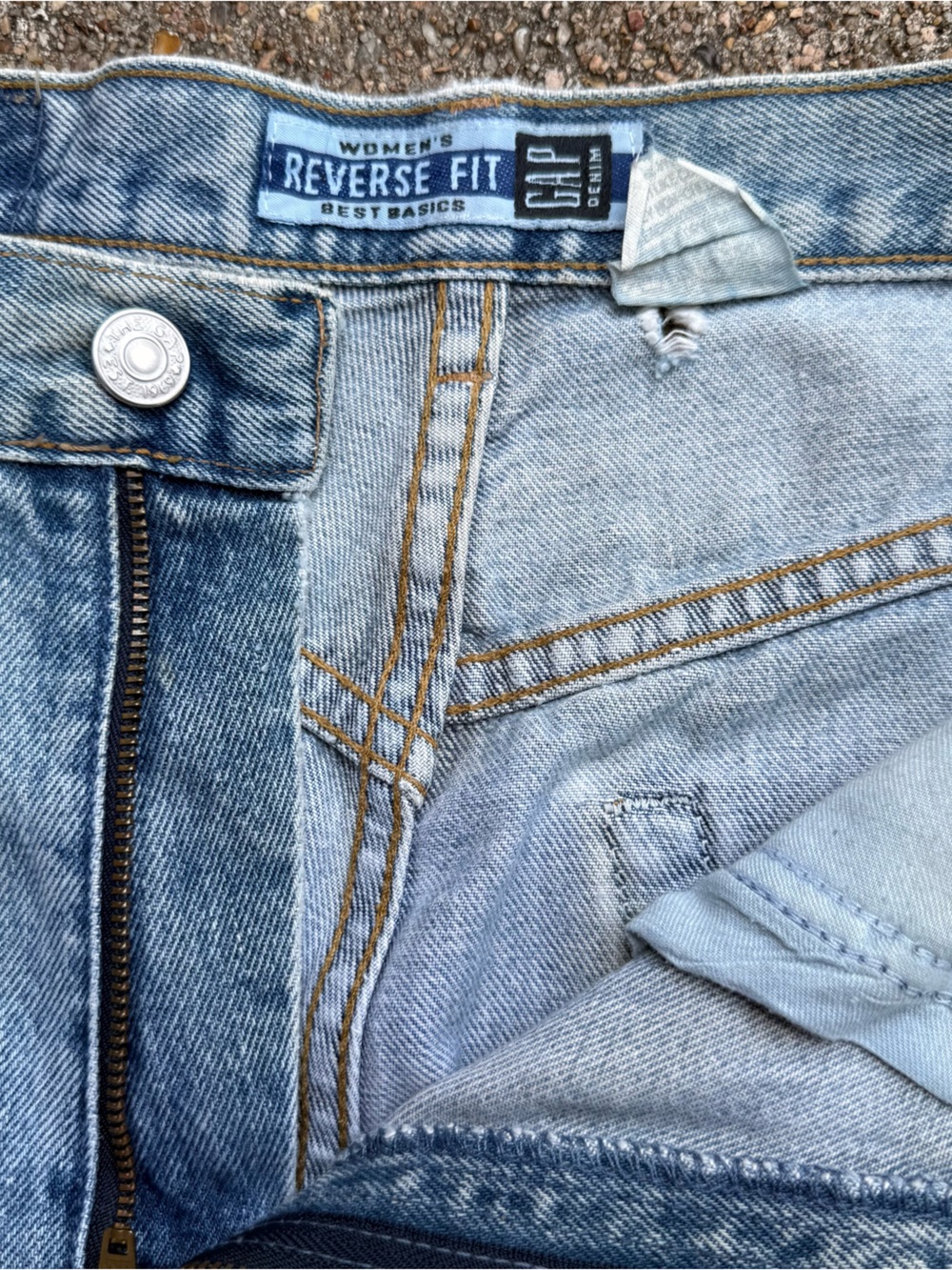 GAP Light Wash Slim Straight Jeans